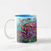 Octopi Two-Tone Coffee Mok (Links)