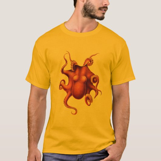 Octopi zee Squid Steampunk Octopus T-shirt (Voorkant)