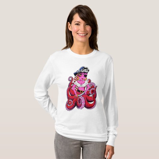 Octopiraat t-shirt (Voorkant volledig)