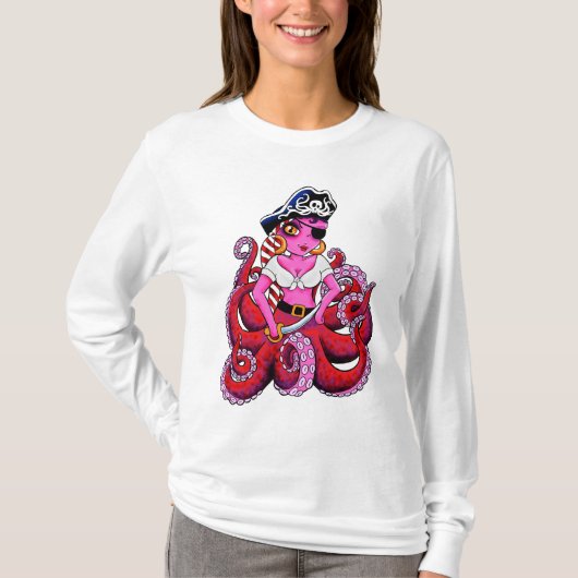 Octopiraat t-shirt (Voorkant)