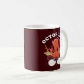 Octopulose | Octopus Drummer Koffiemok (Voorkant rechts)
