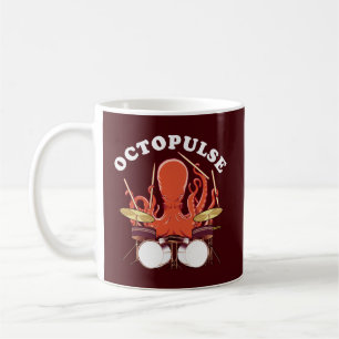 Octopulose   Octopus Drummer Koffiemok