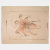 Octopus 1851 Eledon Aldrovandi Fleece Deken (Voorkant (Horizontaal))
