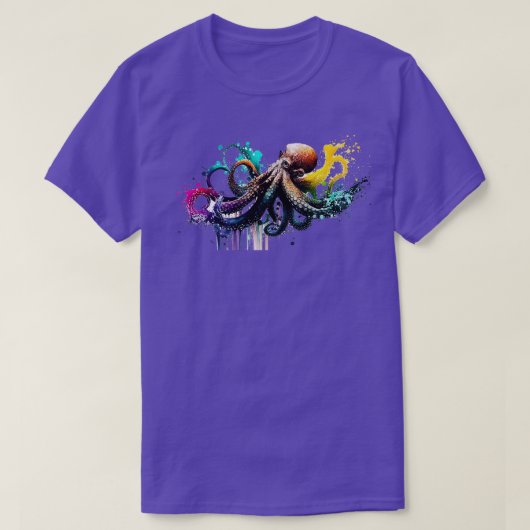 Octopus 1 t-shirt (Design voorkant)