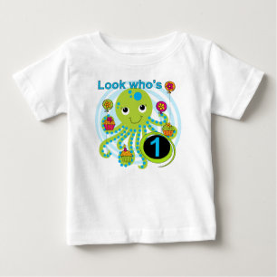 Octopus 1e Verjaardag T-shirts en geschenken