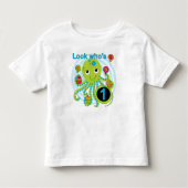 Octopus 1e Verjaardag T-shirts en geschenken (Voorkant)