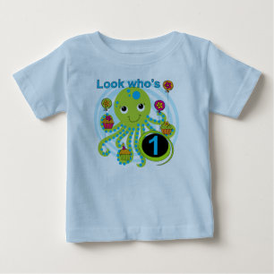 Octopus 1e Verjaardag T-shirts en geschenken