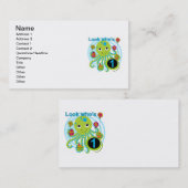 Octopus 1e Verjaardag T-shirts en geschenken Visitekaartje (Voorkant / Achterkant)