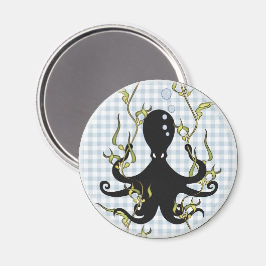 Octopus 2'25" magneet (Voorkant / Achterkant)