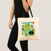 Octopus 2e Verjaardag T shirten en geschenken Tote Bag (Voorkant (product))