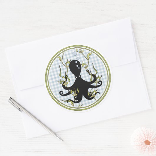 Octopus 3" Stickers (Envelop)