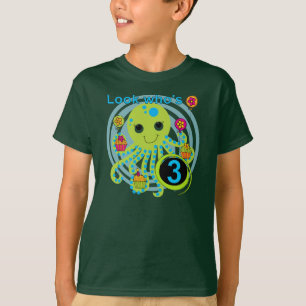 Octopus 3e verjaardag T-shirts en geschenken