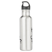 Octopus 6 - 24 oz. Waterfles Waterfles (Achterkant)