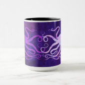 Octopus 6 in lichtroze - 15 oz. Combinatie-Mok Mok (Midden)