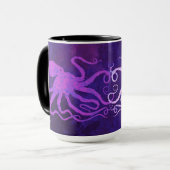 Octopus 6 in lichtroze - 15 oz. Combinatie-Mok Mok (Voorkant links)