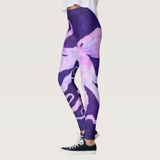 Octopus 6 in lichtroze - Leggings (Links)