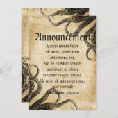  octopus aankondiging (Voorkant / Achterkant)