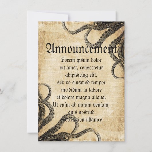  octopus aankondiging (Voorkant)