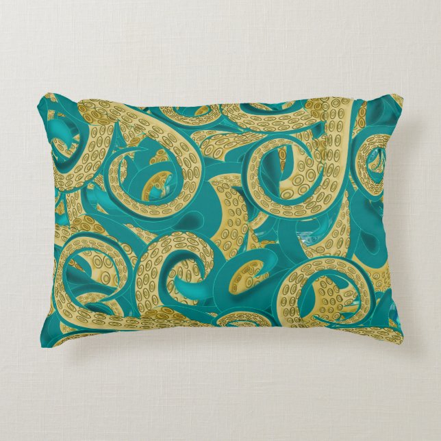 Octopus accent kussen (Voorkant)