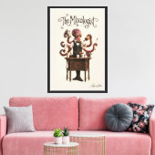 Octopus Achter de Bar Canvas Afdruk (Insitu (Woonkamer))