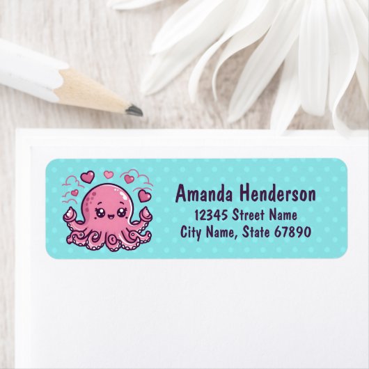 Octopus Adresetiketten Etiket (Insitu)