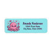 Octopus Adresetiketten Etiket (Voorkant)
