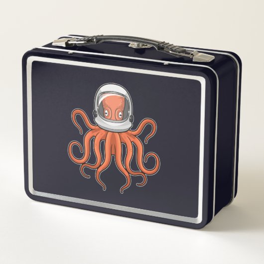 Octopus als astronaut (Achterkant)