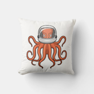 Octopus als astronaut kussen