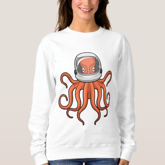 Octopus als astronaut trui (Voorkant)