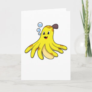 Octopus als Banana Kaart