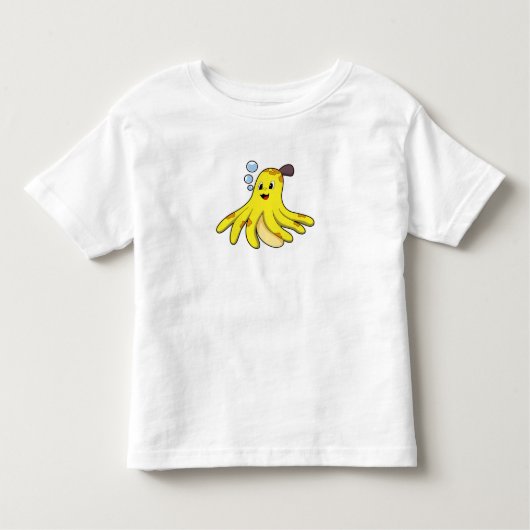 Octopus als Banana Kinder Shirts (Voorkant)