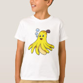 Octopus als Banana T-shirt (Voorkant)