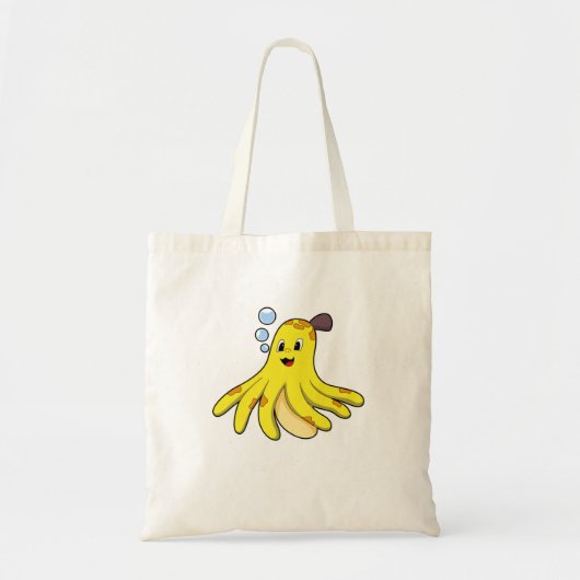 Octopus als Banana Tote Bag (Voorkant)