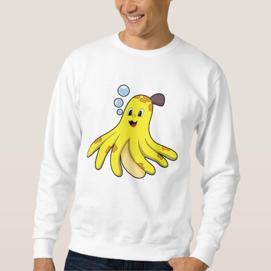 Octopus als Banana Trui (Voorkant)