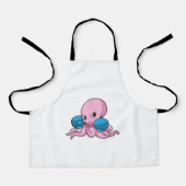 Octopus als Boxer met Boxing-handschoenen Schort (Voorkant)