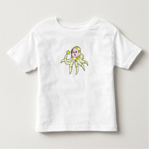 Octopus als duiker met ster kinder shirts