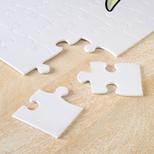 Octopus als duiker met ster legpuzzel (Zijkant)