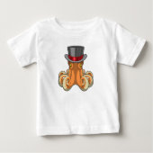 Octopus als Gentleman met bovenste hoed (Voorkant)