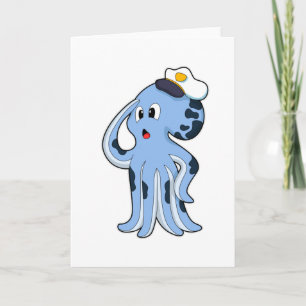Octopus als Kapitein met Mutsk Kaart