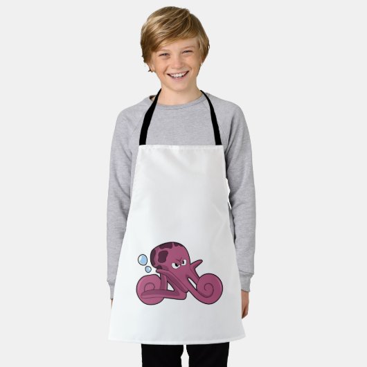 Octopus als motorfiets schort (Gedragen)