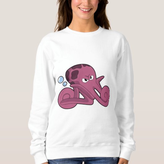 Octopus als Motorfiets Trui (Voorkant)