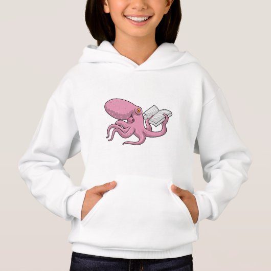 Octopus als Nerd met Boek (Voorkant)