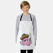 Octopus als Piraat met Saber & Eye patch Schort (Gedragen)