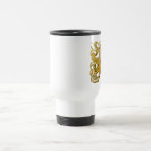 Octopus antiek illustratie zee monster reisbeker (Center)