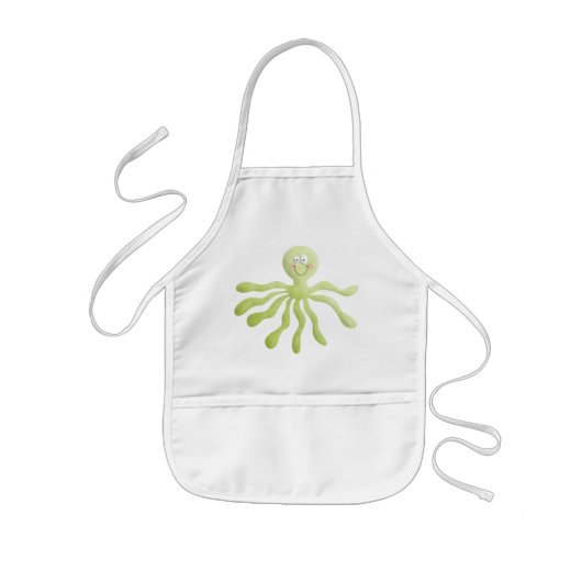 Octopus Apron Kinder Schort (Voorkant)