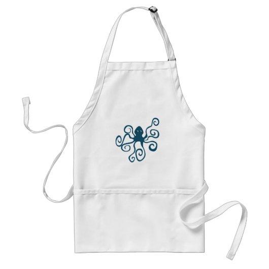 Octopus Apron Standaard Schort (Voorkant)