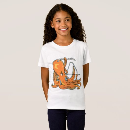 Octopus Archer T-shirt (Voorkant volledig)