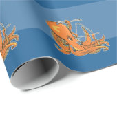 Octopus Archery Cadeaupapier (Rol Hoek)