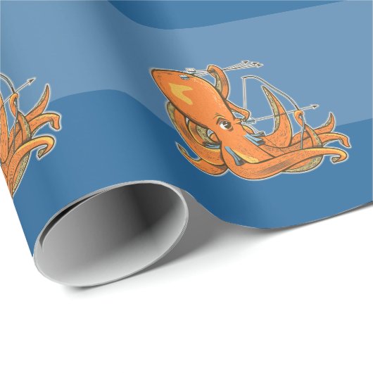 Octopus Archery Cadeaupapier (Rol Hoek)