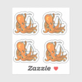 Octopus Archery Sticker (Vel)